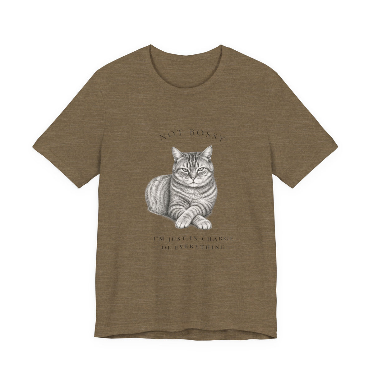 Bossy Boots - cat lover tee