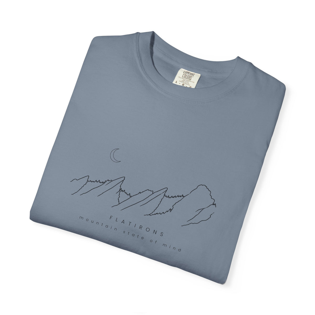 Flatiron Mountain State of Mind Tee- Boulder Colorado- Thicker shirt