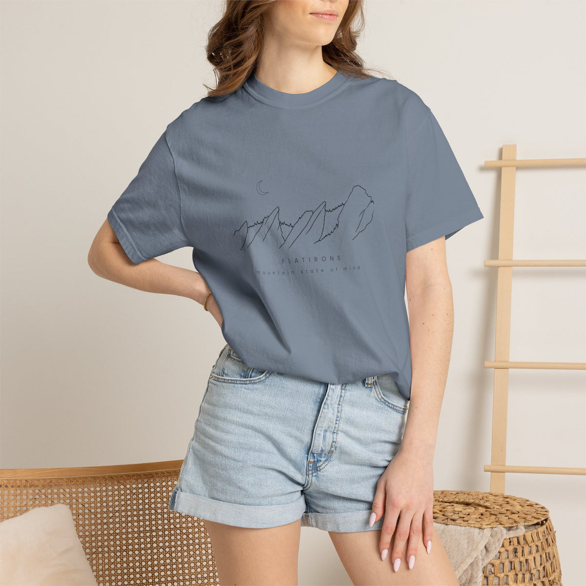 Flatiron Mountain State of Mind Tee- Boulder Colorado- Thicker shirt