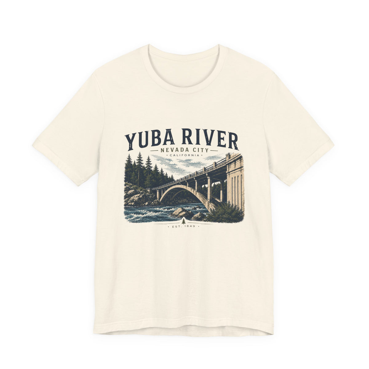 Yuba River Bridge Tee - Nevada City, ca