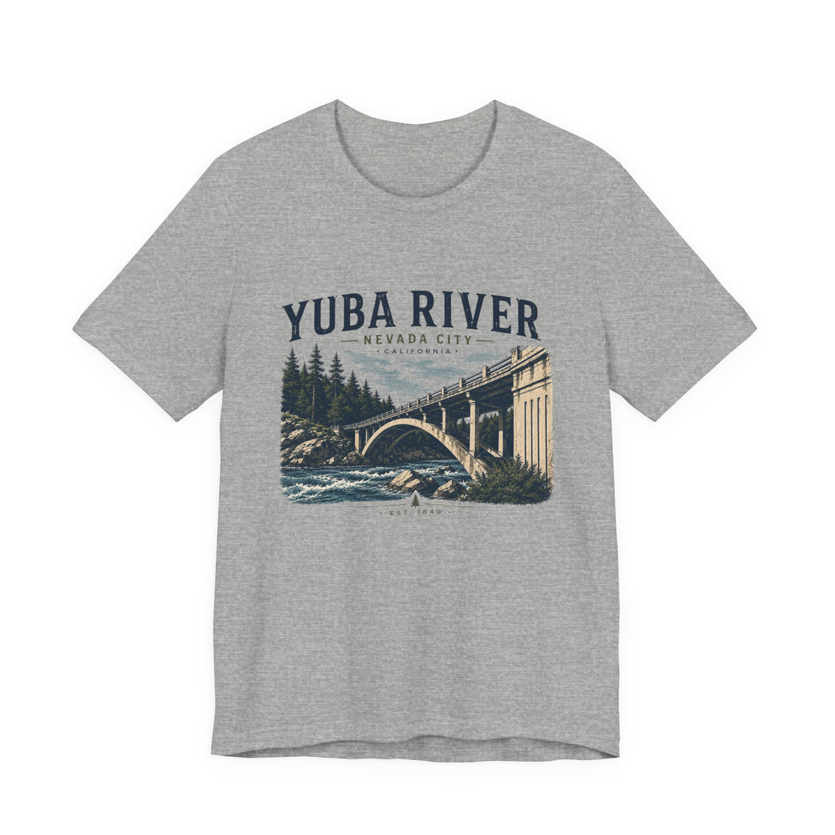Yuba River Bridge Tee - Nevada City, ca