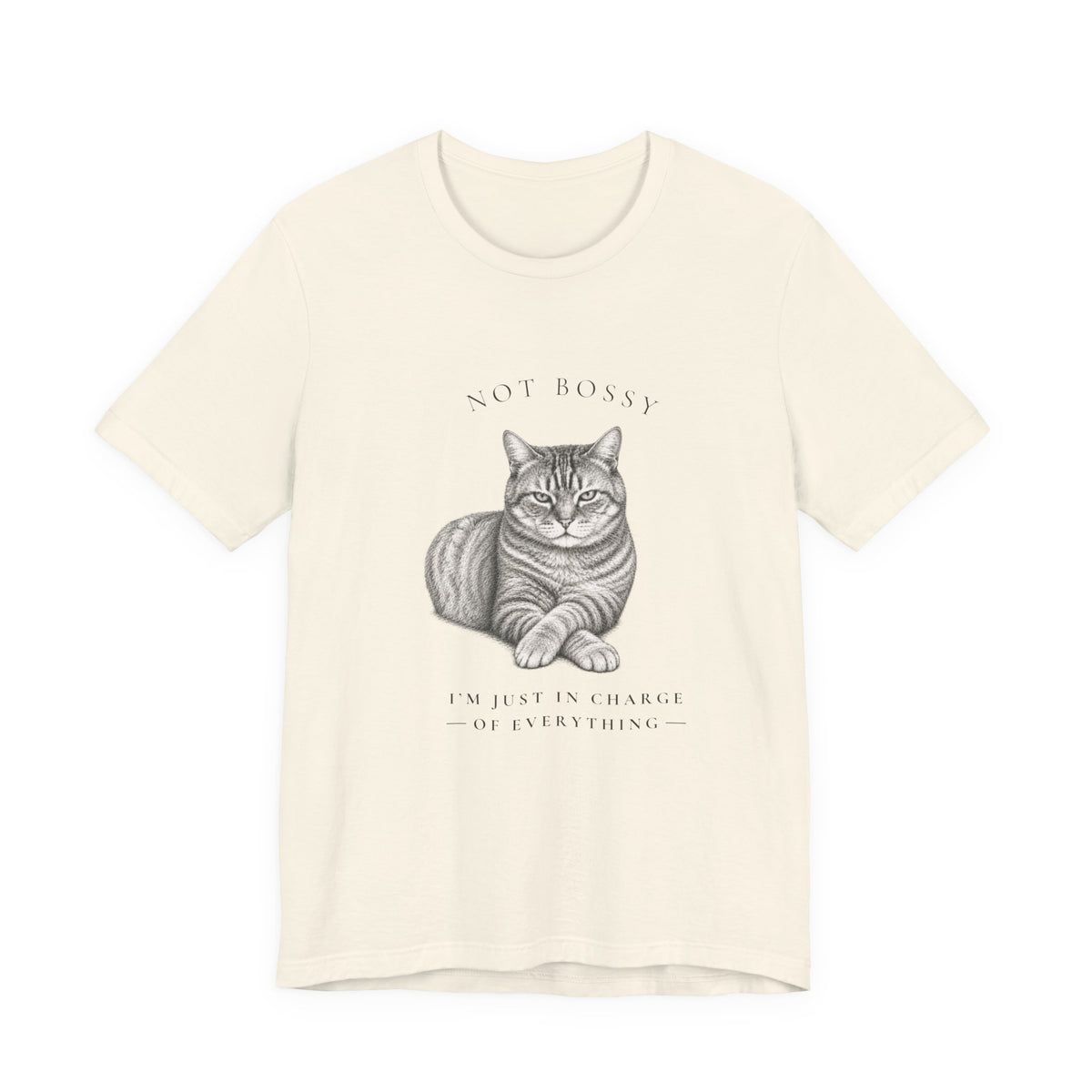 Bossy Boots - cat lover tee