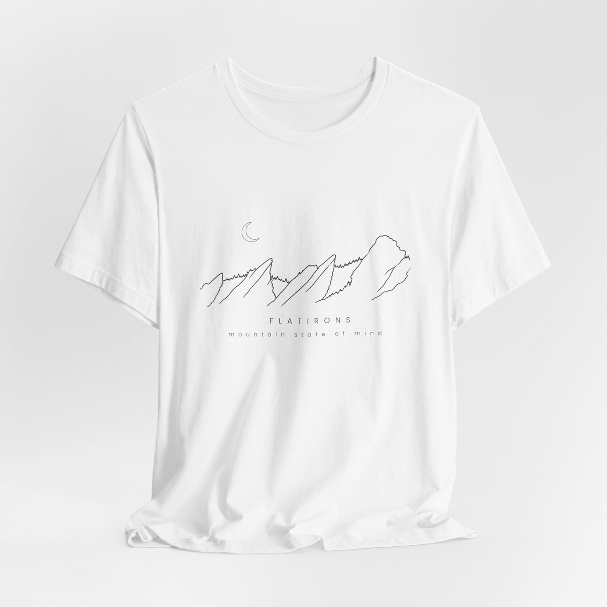 Flatiron Mountain State of Mind Tee- Boulder Colorado - Thinner Tee