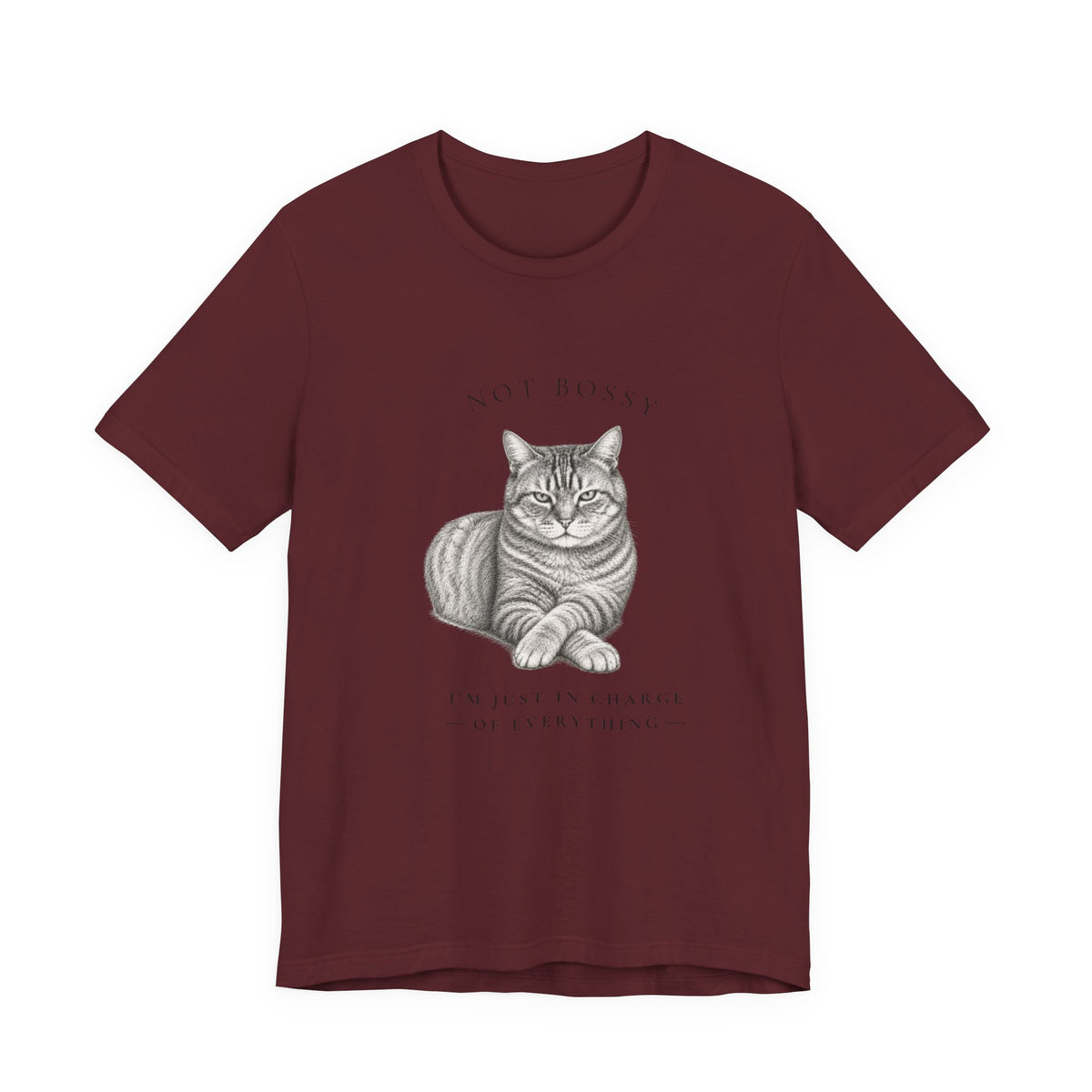 Bossy Boots - cat lover tee