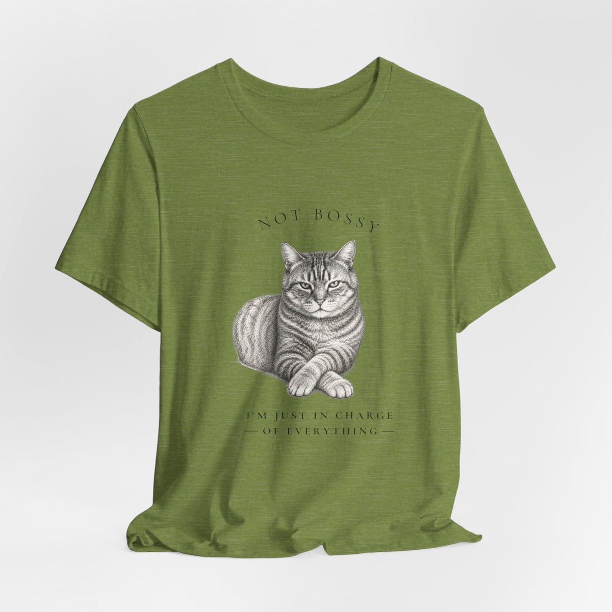 Bossy Boots - cat lover tee