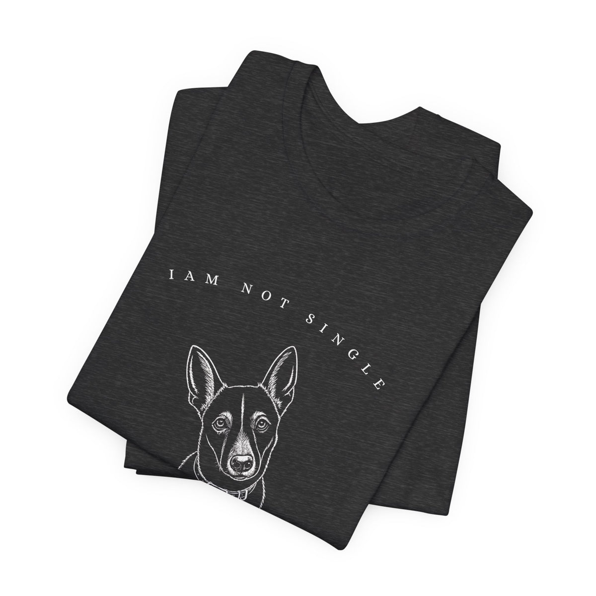 I'm Not Single – Belgian Malinois Tee- Dark style