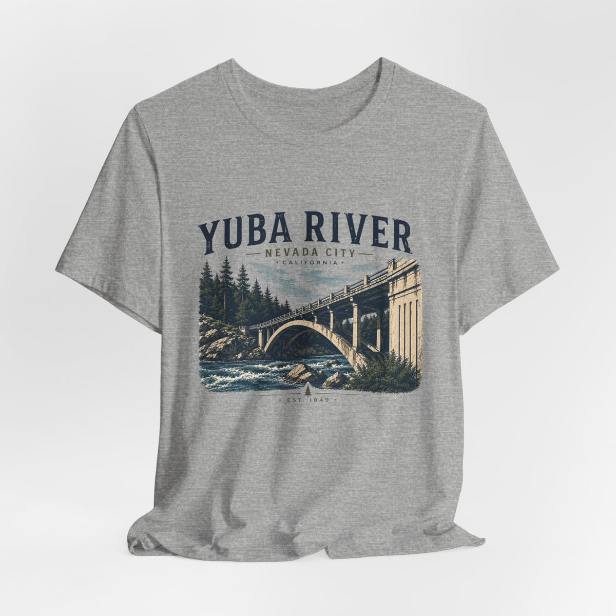 Yuba River Bridge Tee - Nevada City, ca