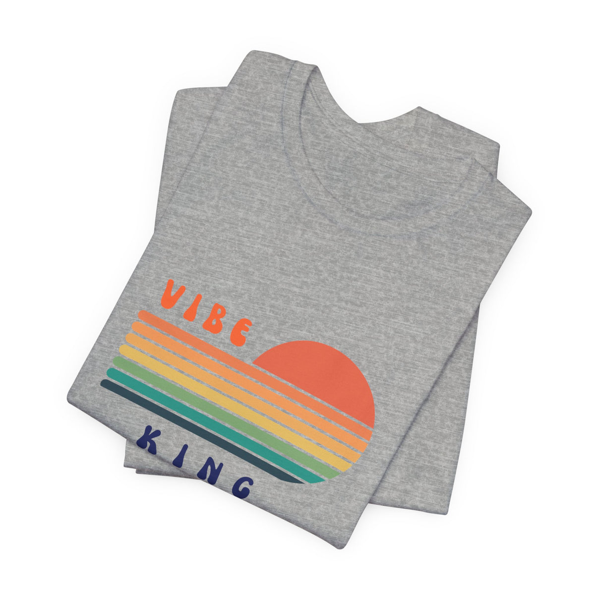Vibe King Retro Sunset Tee
