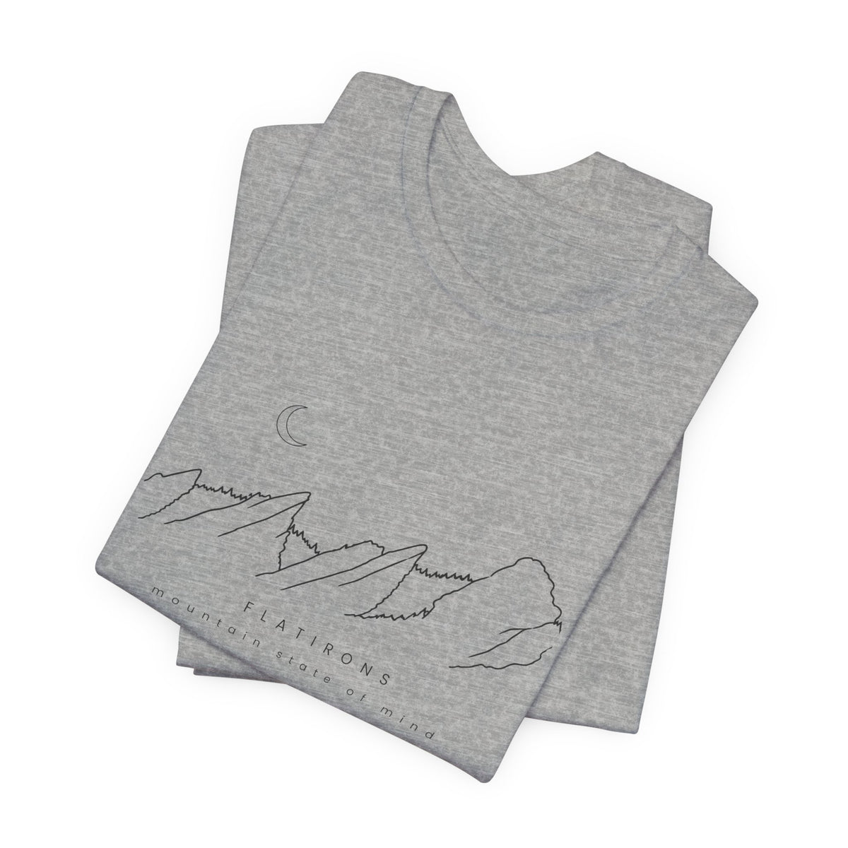 Flatiron Mountain State of Mind Tee- Boulder Colorado - Thinner Tee