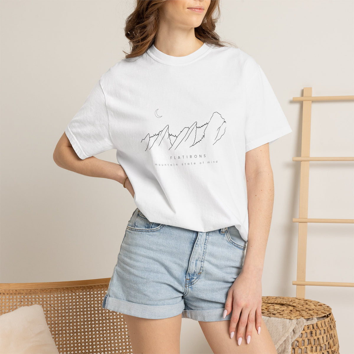 Flatiron Mountain State of Mind Tee- Boulder Colorado- Thicker shirt