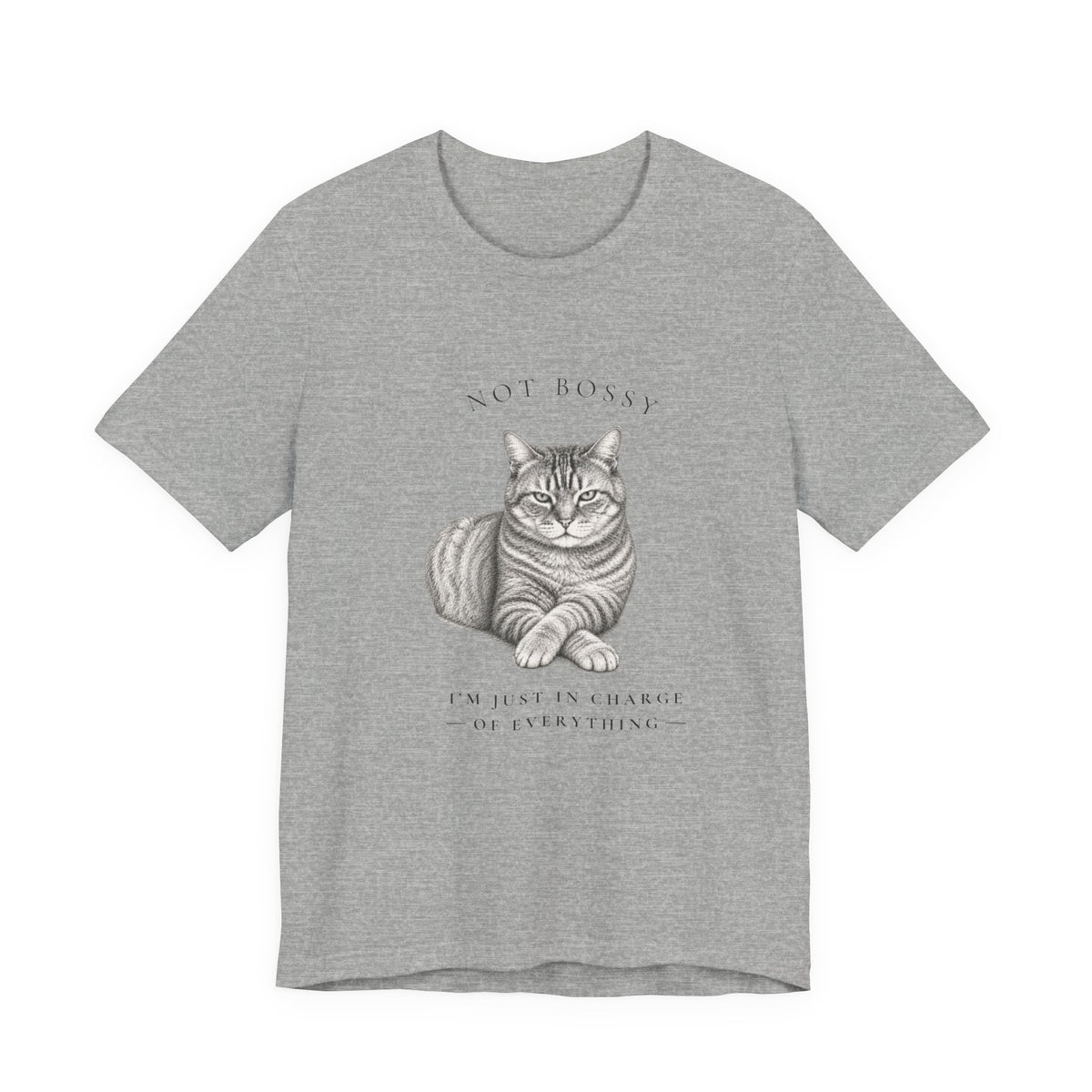 Bossy Boots - cat lover tee