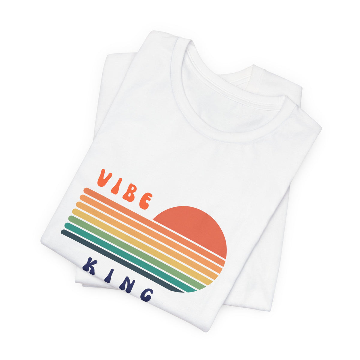 Vibe King Retro Sunset Tee
