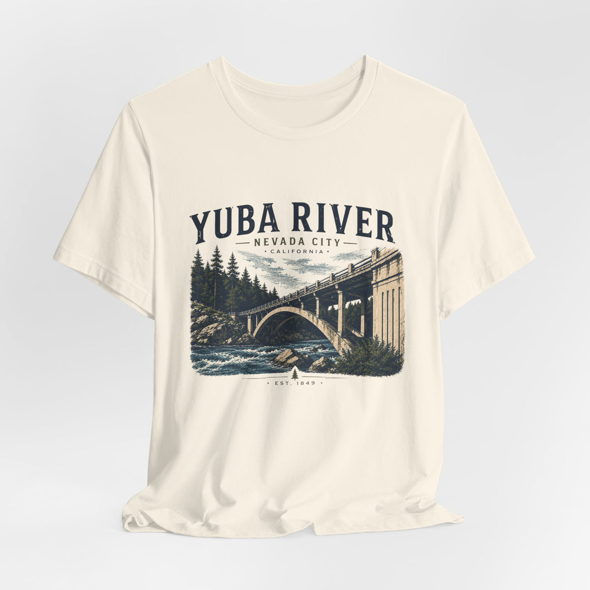 Yuba River Bridge Tee - Nevada City, ca