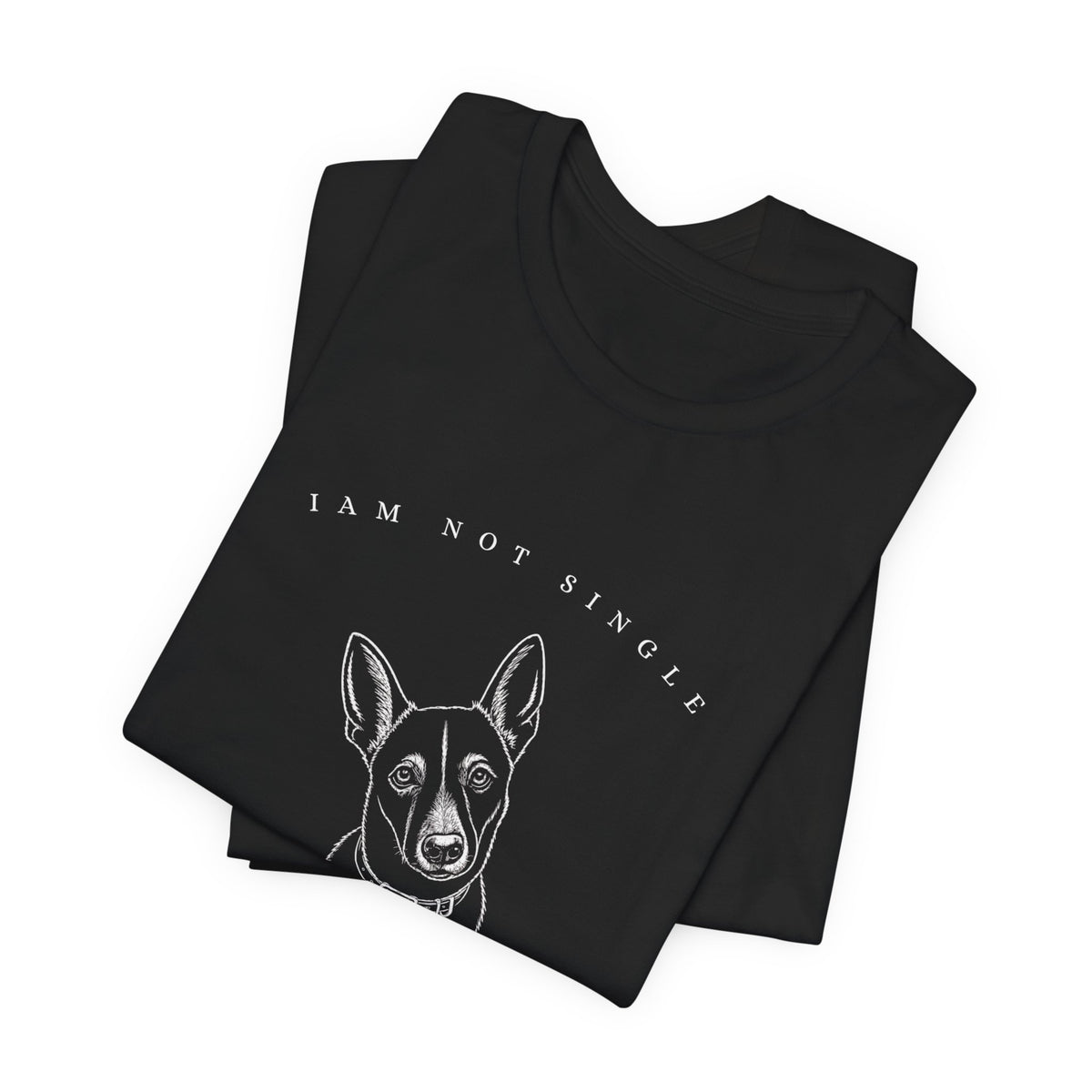 I'm Not Single – Belgian Malinois Tee- Dark style