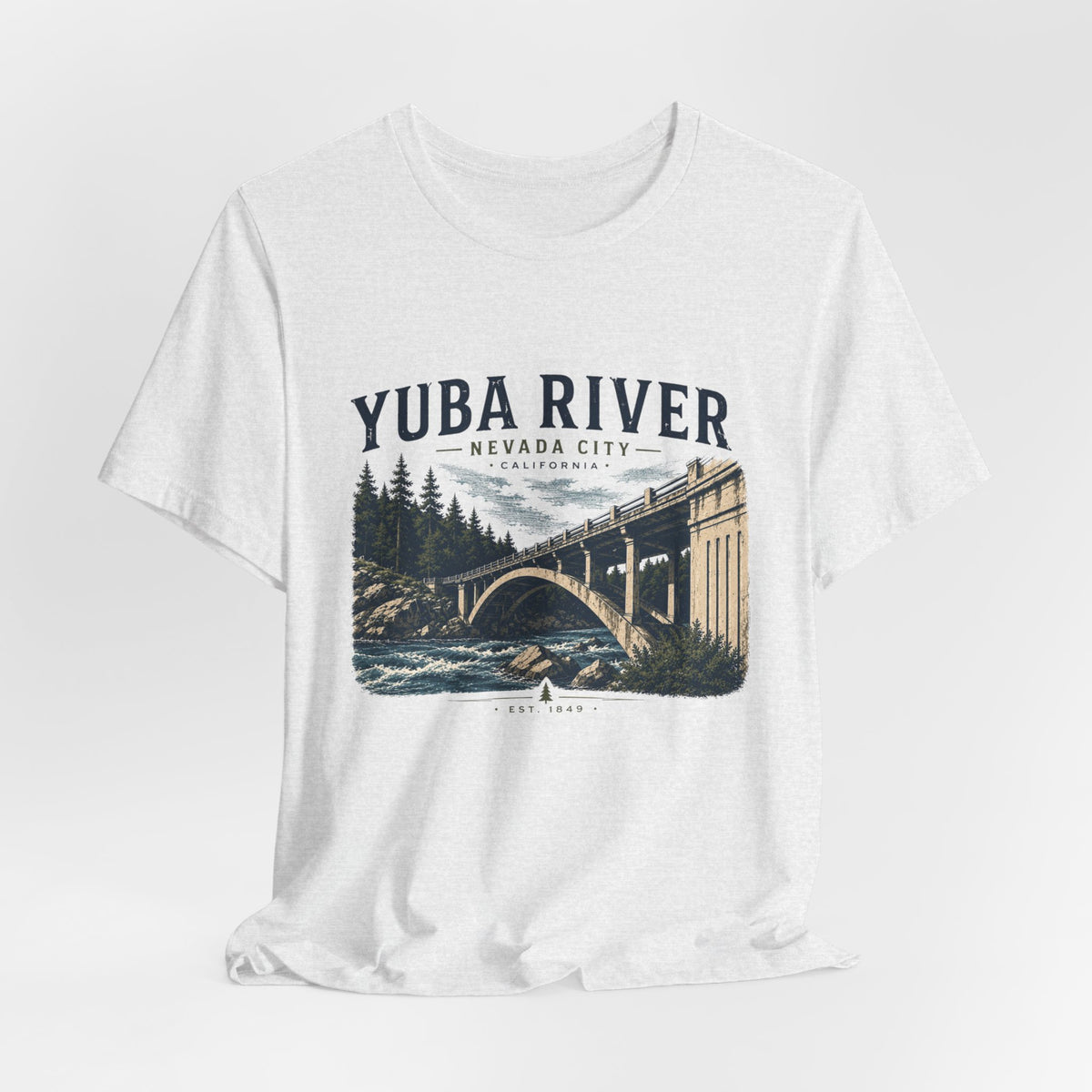 Yuba River Bridge Tee - Nevada City, ca
