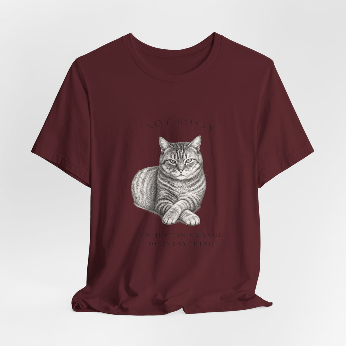Bossy Boots - cat lover tee