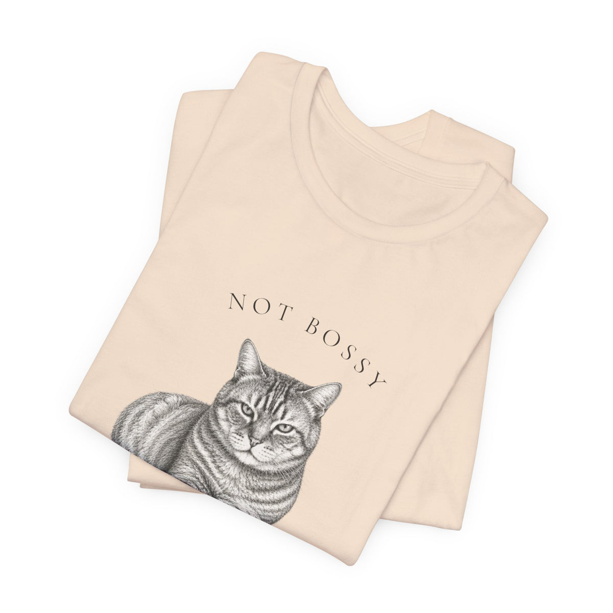 Bossy Boots - cat lover tee