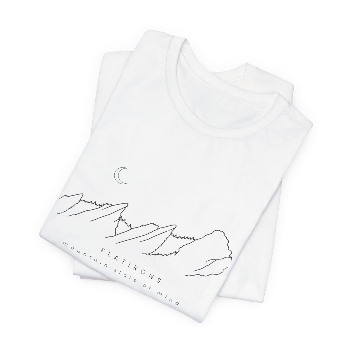 Flatiron Mountain State of Mind Tee- Boulder Colorado - Thinner Tee