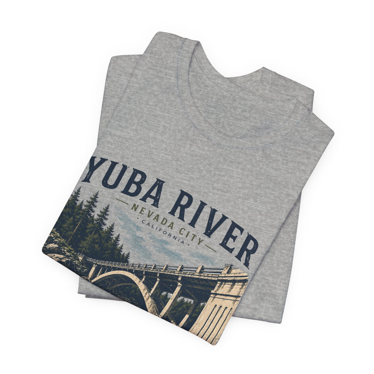 Yuba River Bridge Tee - Nevada City, ca