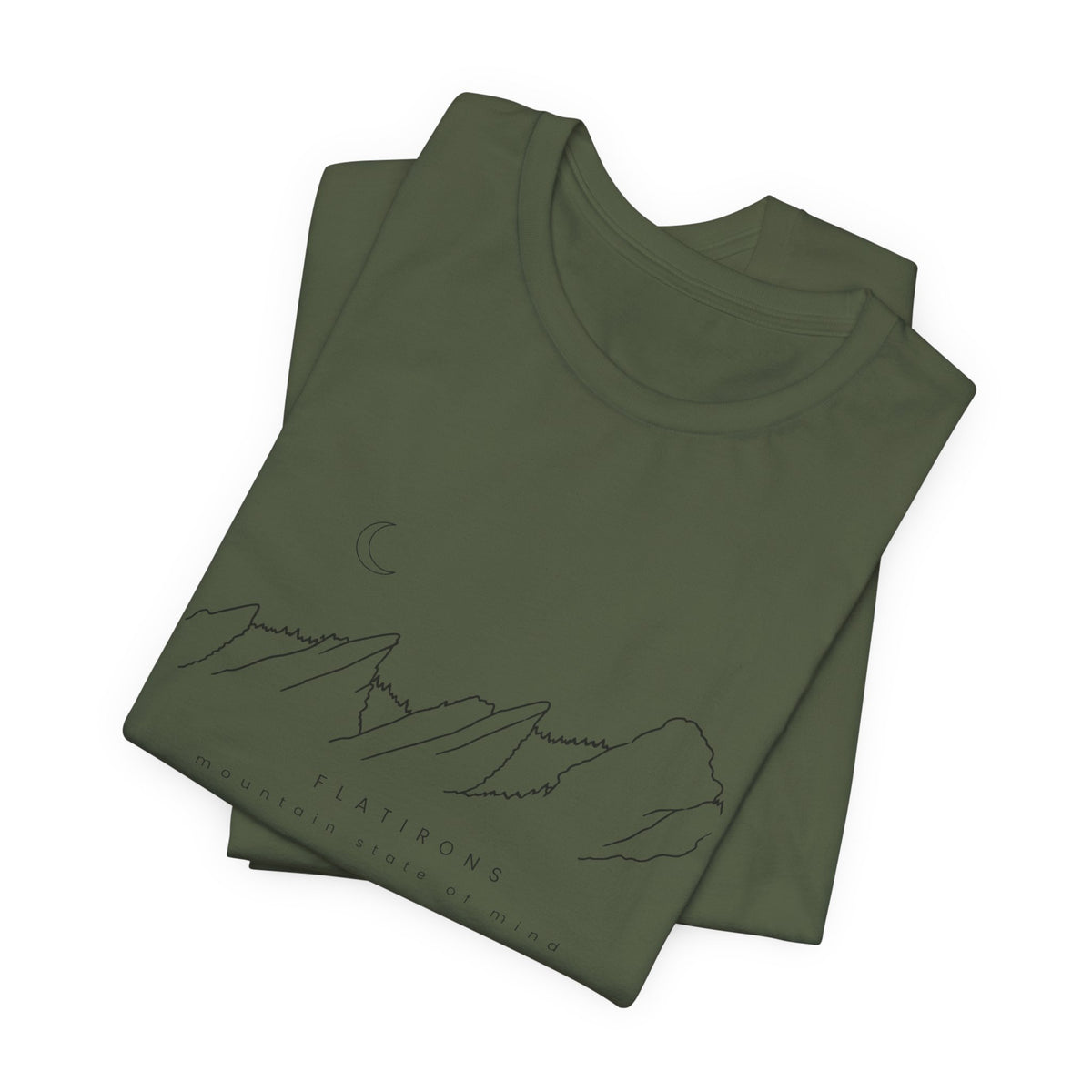 Flatiron Mountain State of Mind Tee- Boulder Colorado - Thinner Tee