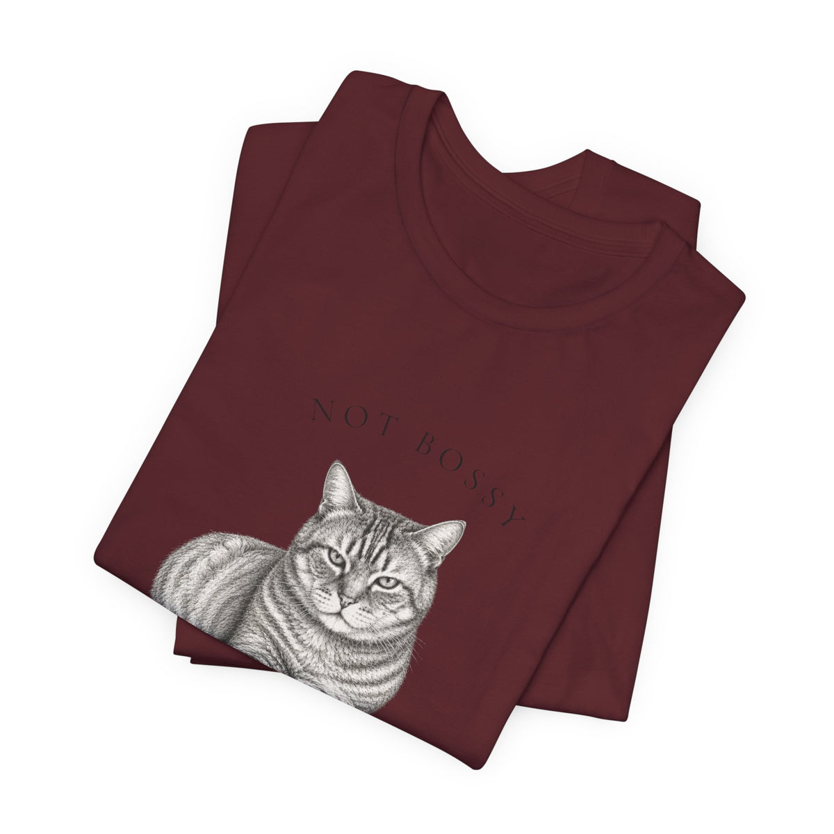 Bossy Boots - cat lover tee