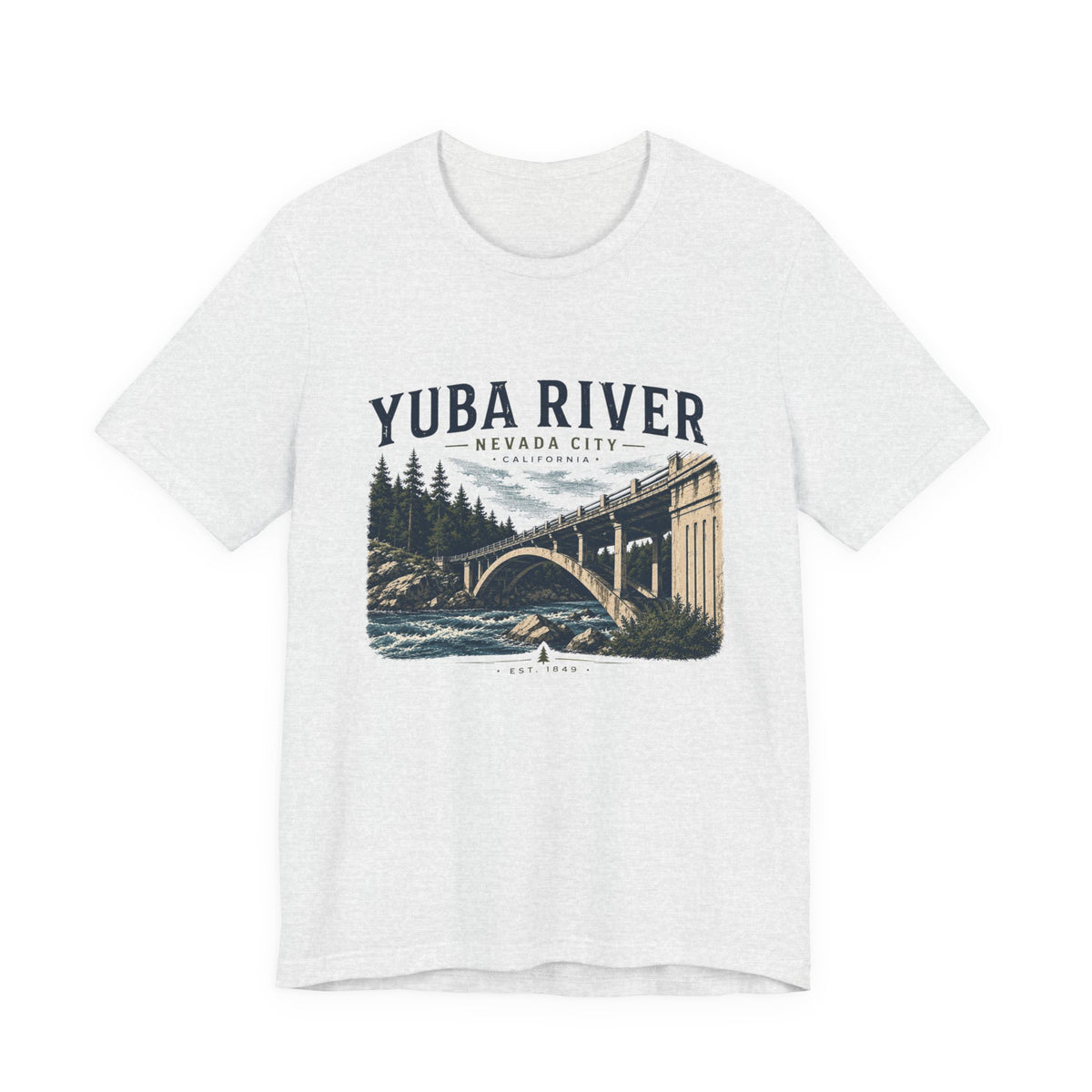 Yuba River Bridge Tee - Nevada City, ca
