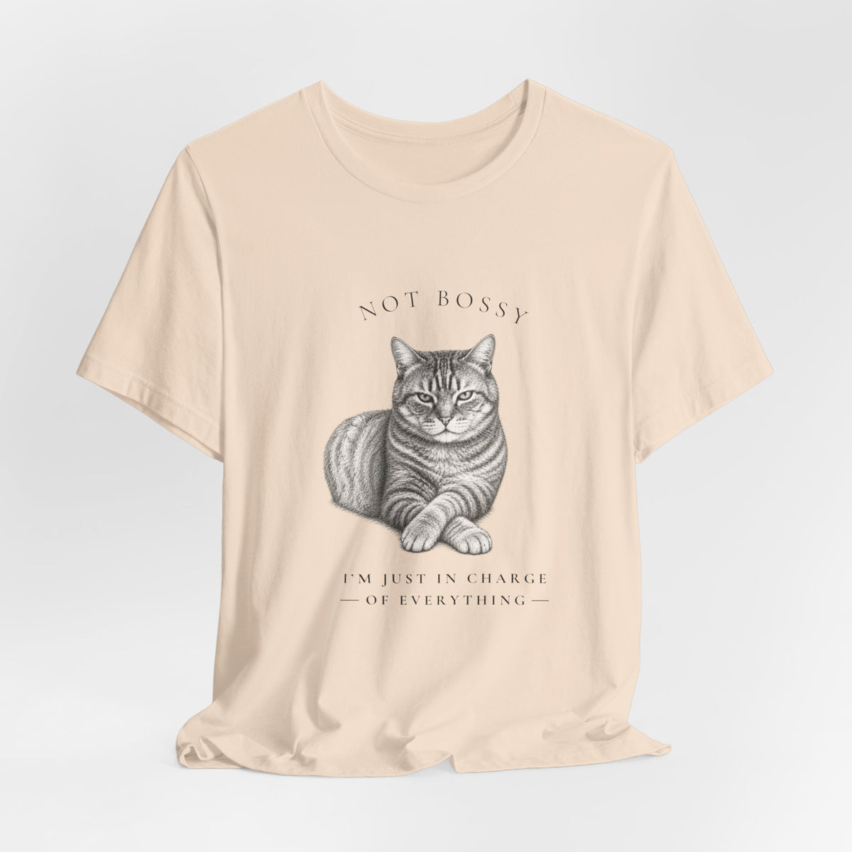 Bossy Boots - cat lover tee
