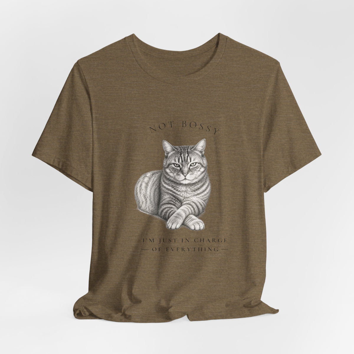 Bossy Boots - cat lover tee