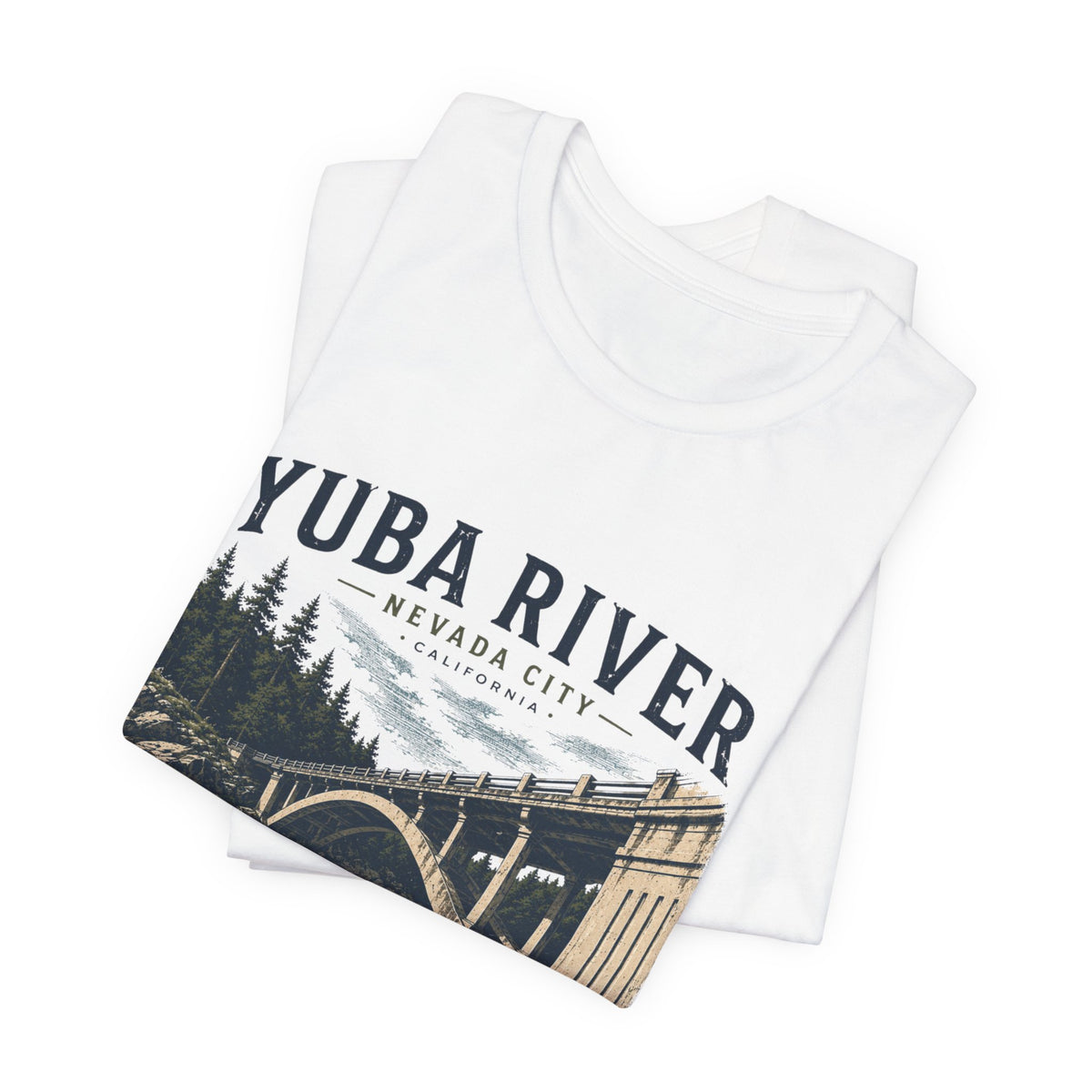 Yuba River Bridge Tee - Nevada City, ca