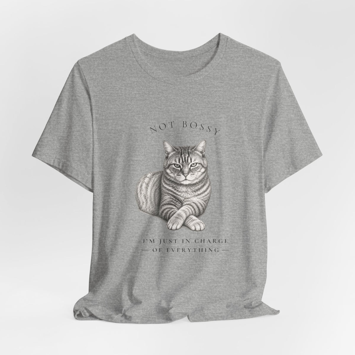 Bossy Boots - cat lover tee