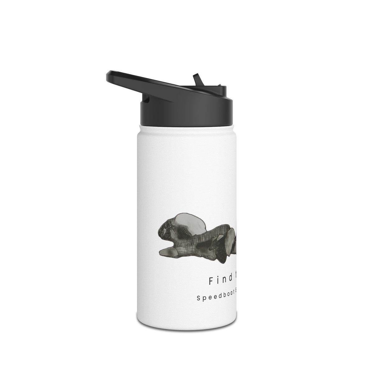 Find the Quiet — Stainless Steel Water Bottle