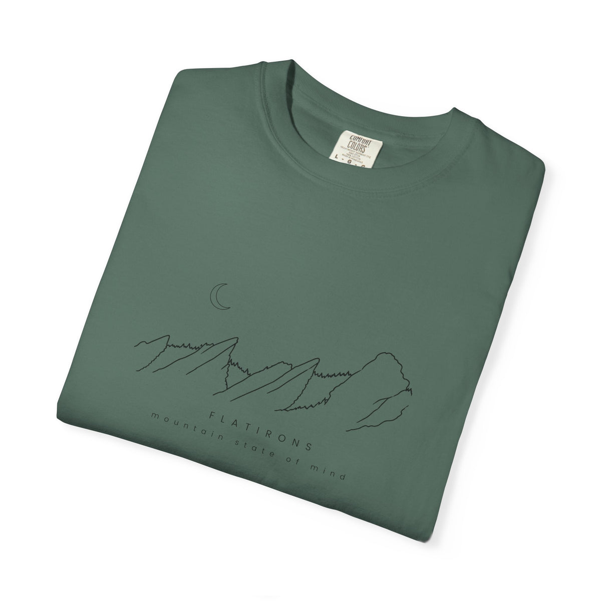 Flatiron Mountain State of Mind Tee- Boulder Colorado- Thicker shirt
