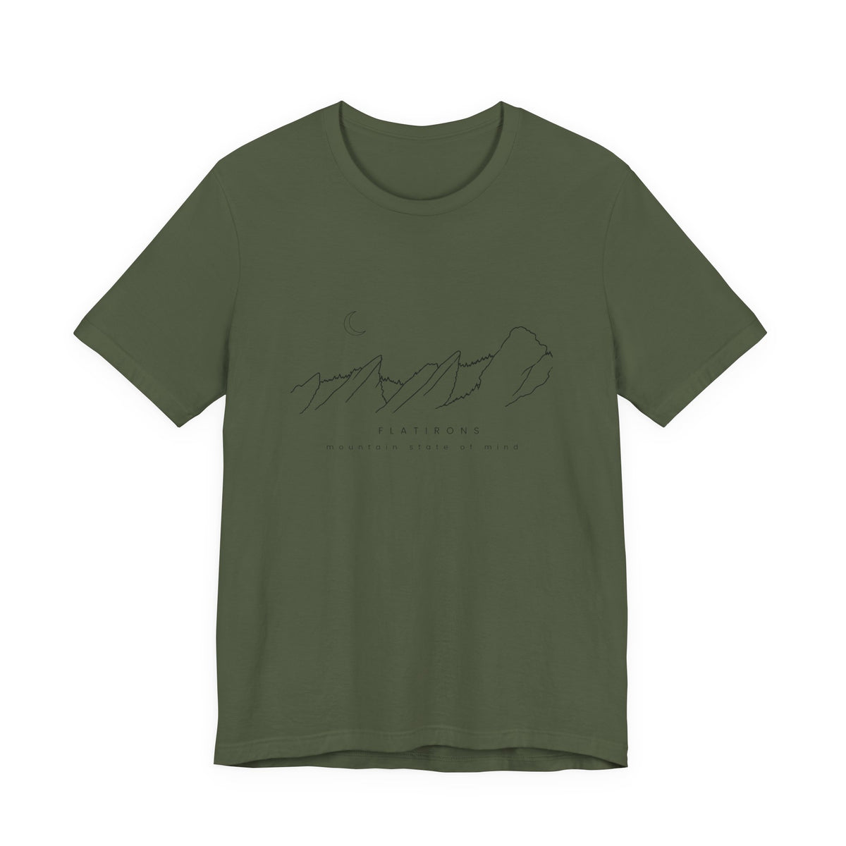 Flatiron Mountain State of Mind Tee- Boulder Colorado - Thinner Tee