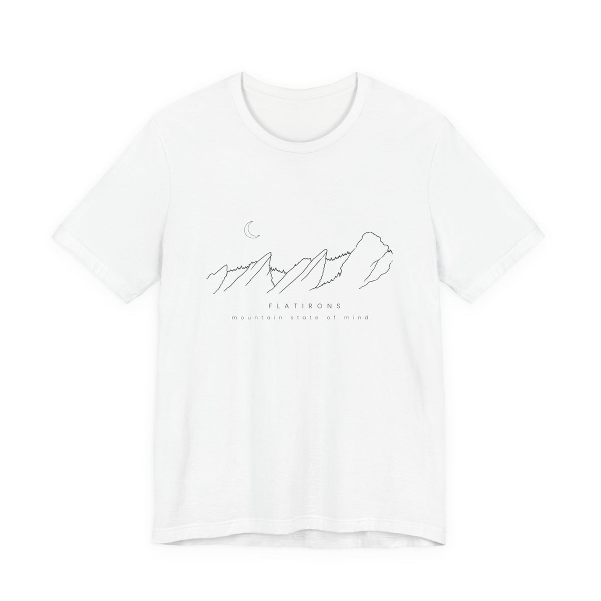 Flatiron Mountain State of Mind Tee- Boulder Colorado - Thinner Tee