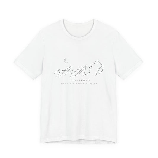 Flatiron Mountain State of Mind Tee- Boulder Colorado - Thinner Tee