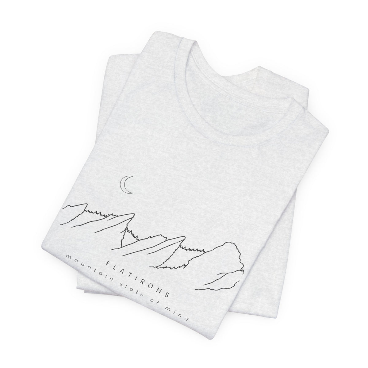 Flatiron Mountain State of Mind Tee- Boulder Colorado - Thinner Tee