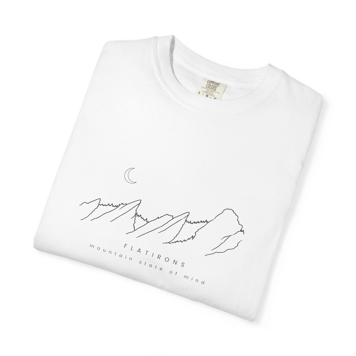 Flatiron Mountain State of Mind Tee- Boulder Colorado- Thicker shirt