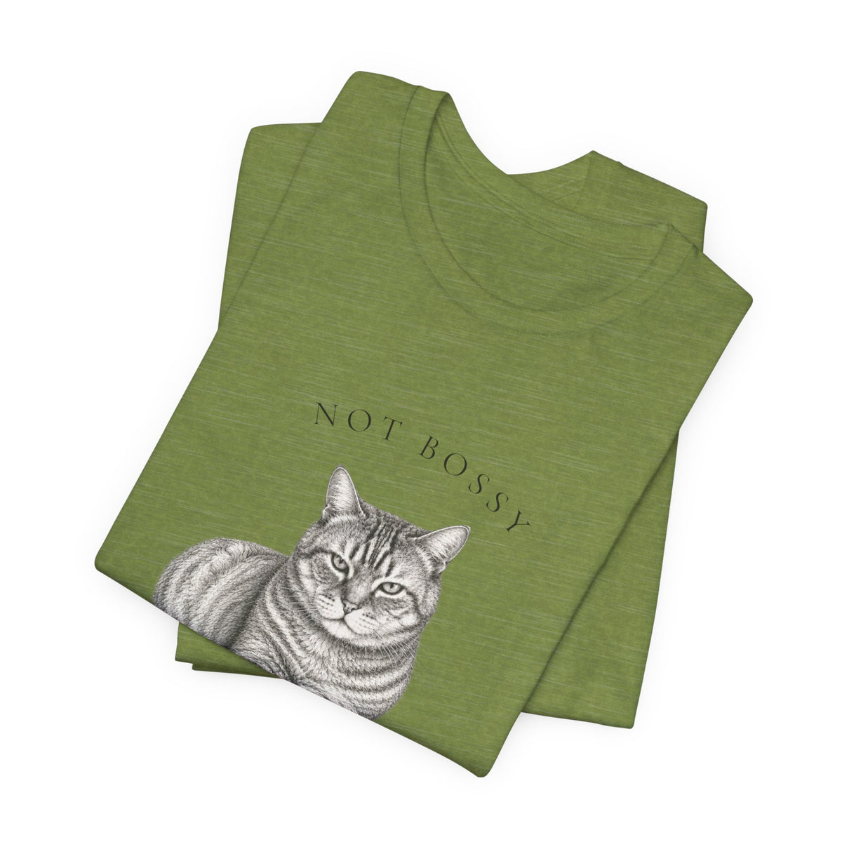 Bossy Boots - cat lover tee