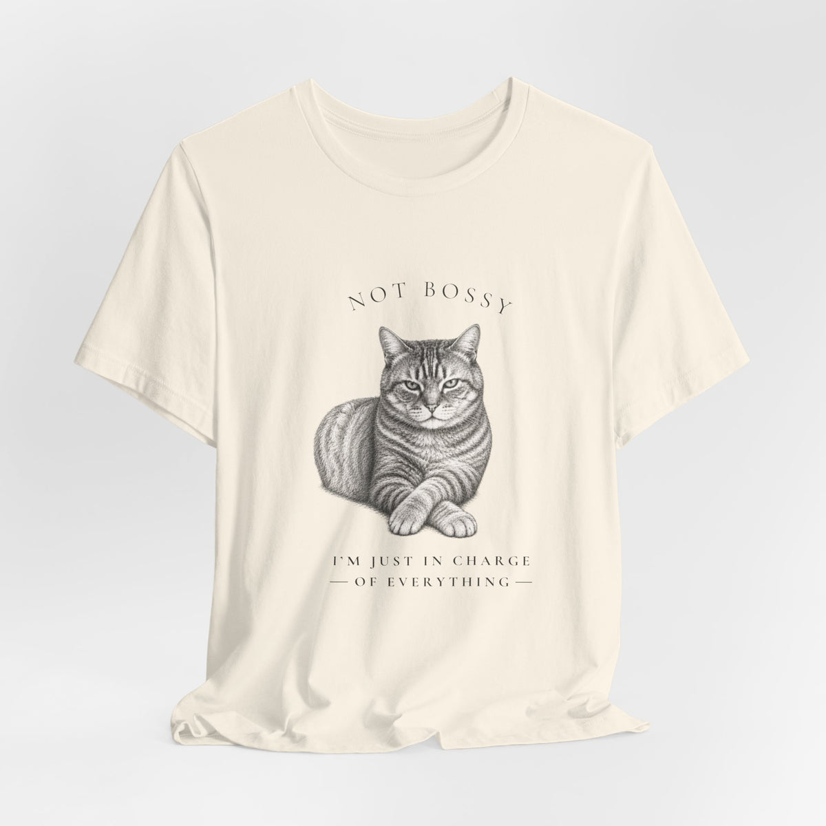 Bossy Boots - cat lover tee