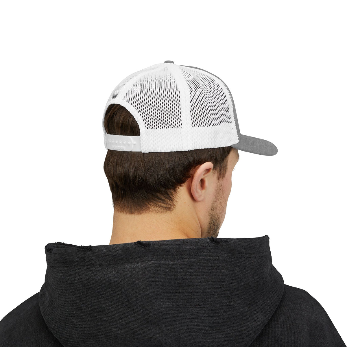 Vibe Chaser Trucker Hat – Retro Sunset Patch Cap | Outdoor Snapback | Good Vibes Hat