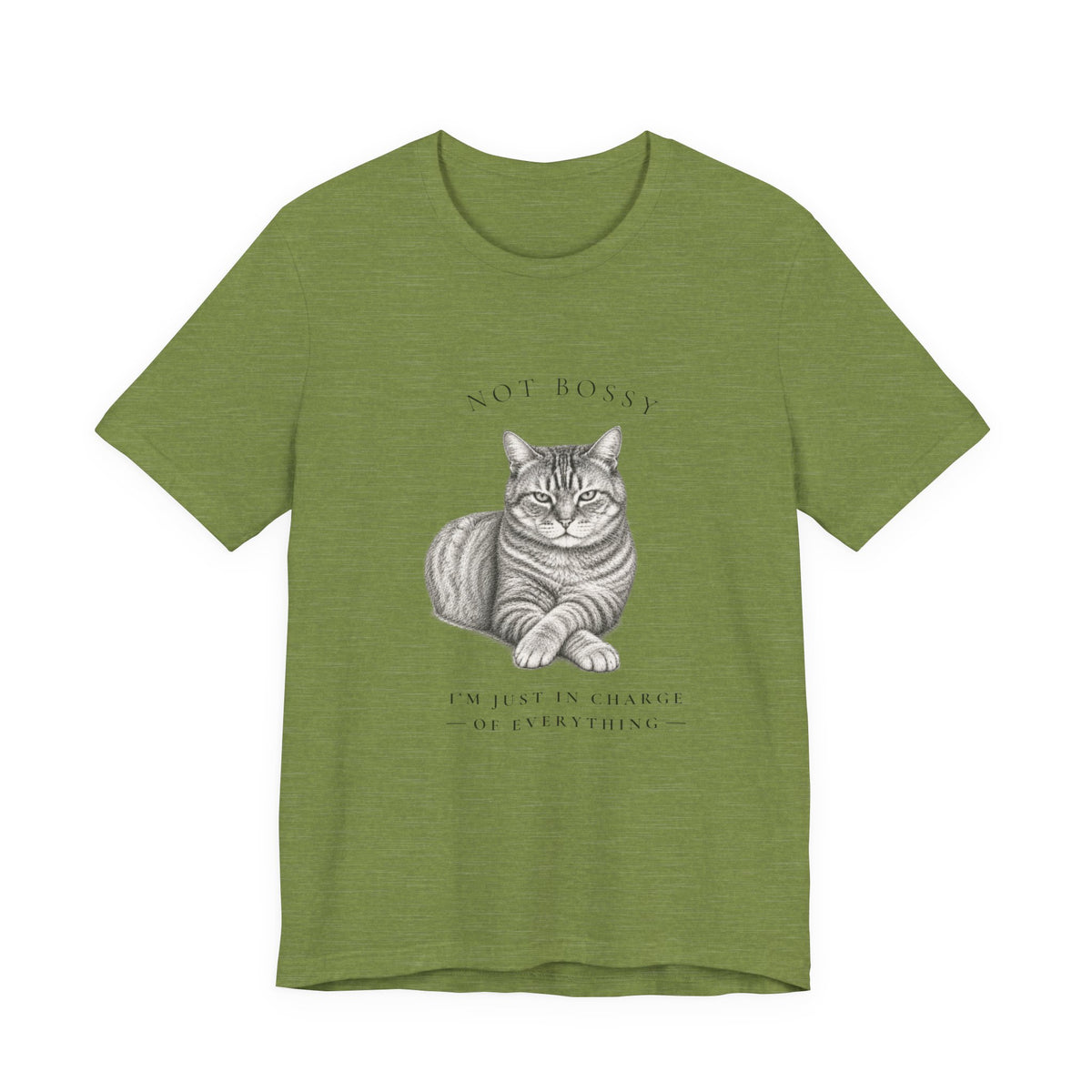 Bossy Boots - cat lover tee