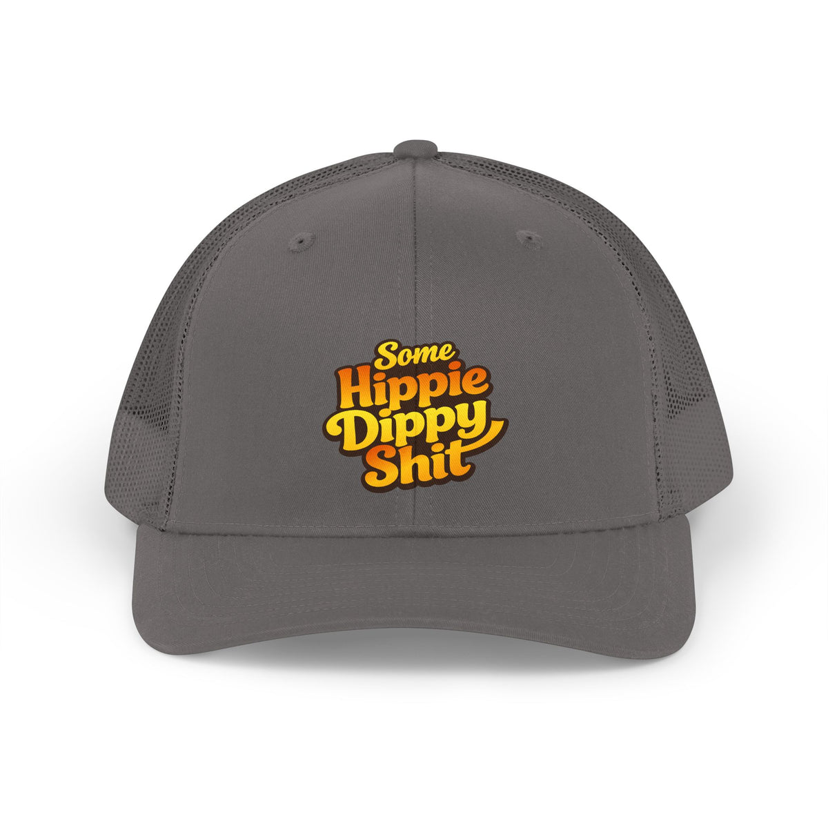 Some Hippie Dippy Shit Trucker Hat – Retro Logo Snapback | Outdoor Lifestyle Cap