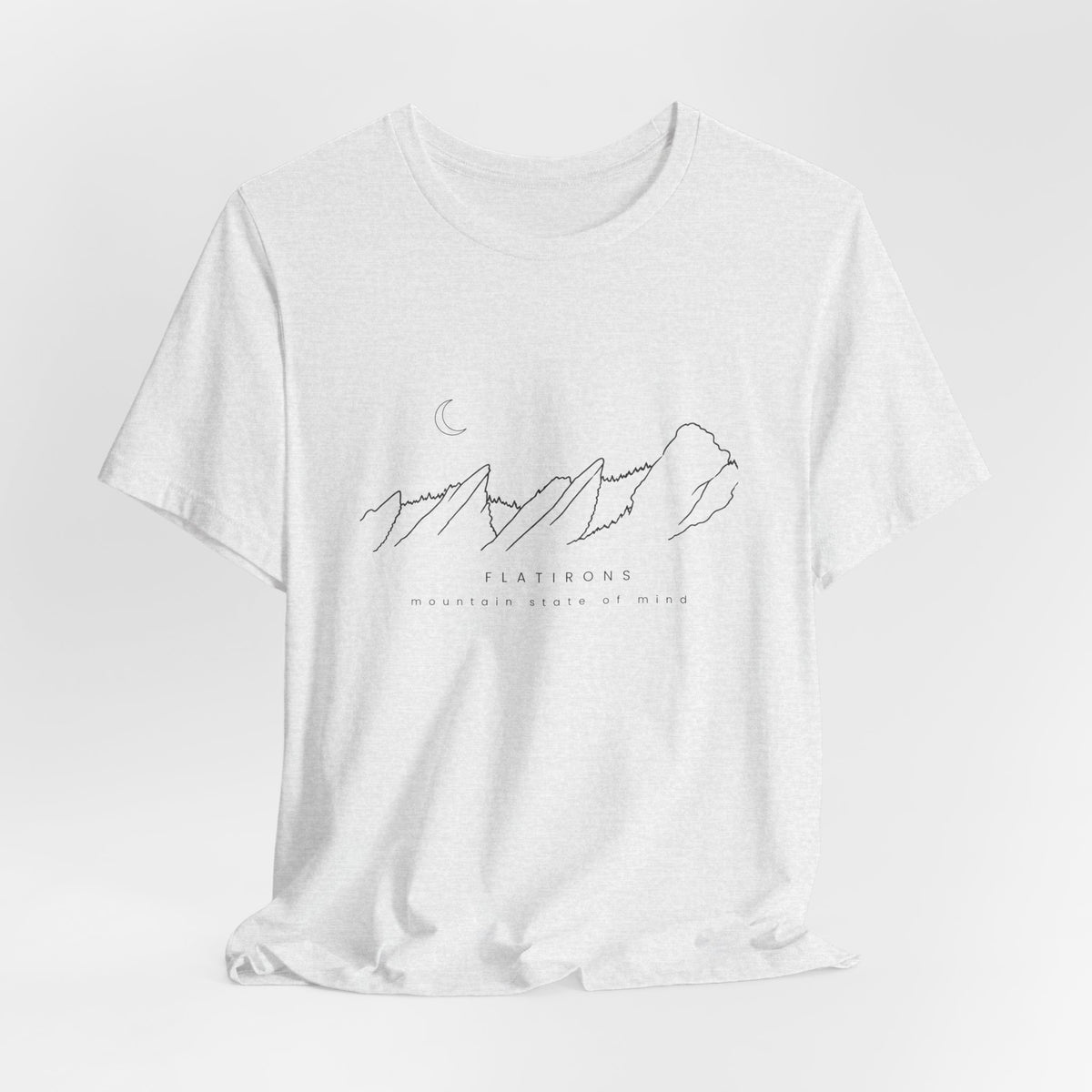 Flatiron Mountain State of Mind Tee- Boulder Colorado - Thinner Tee