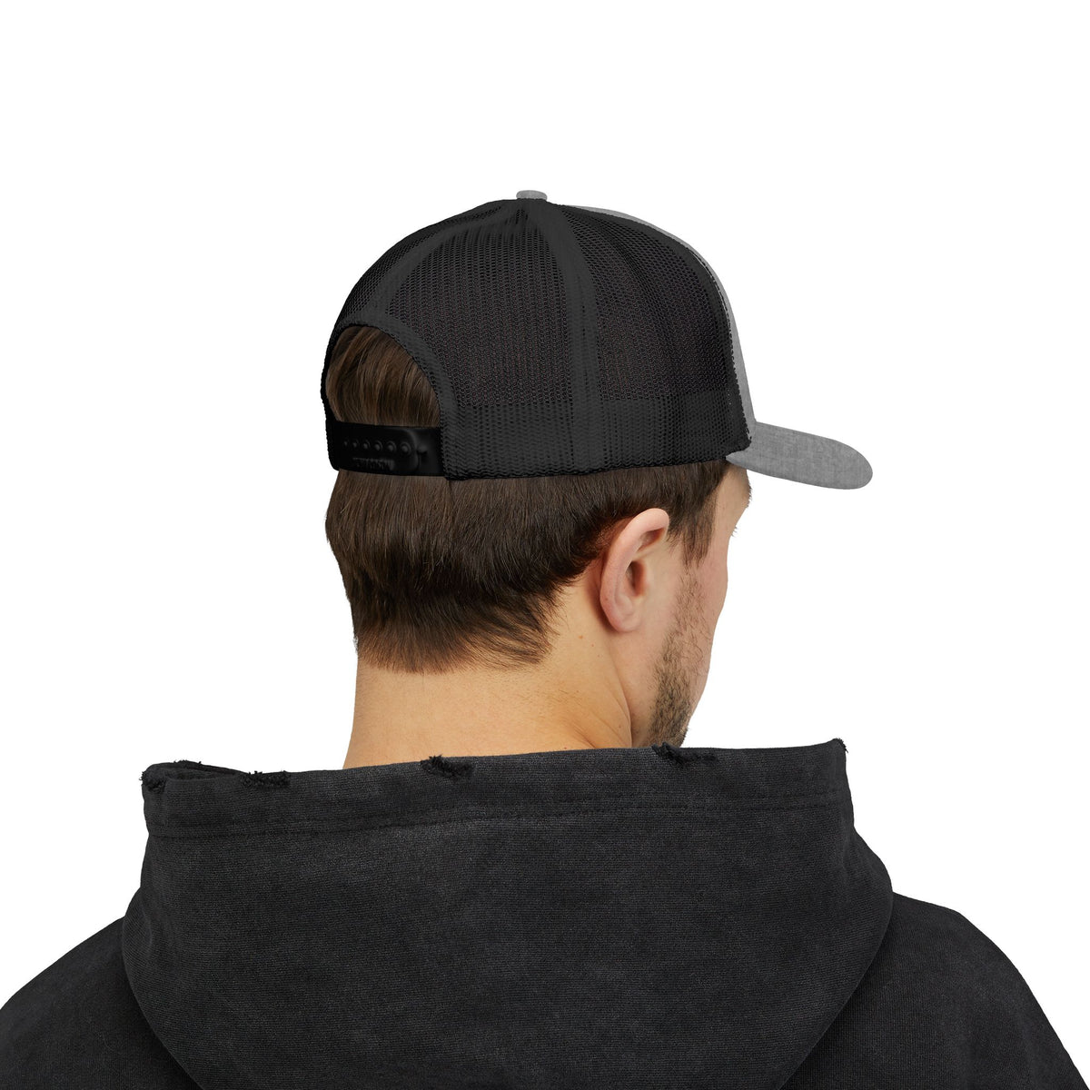 Vibe Chaser Trucker Hat – Retro Sunset Patch Cap | Outdoor Snapback | Good Vibes Hat