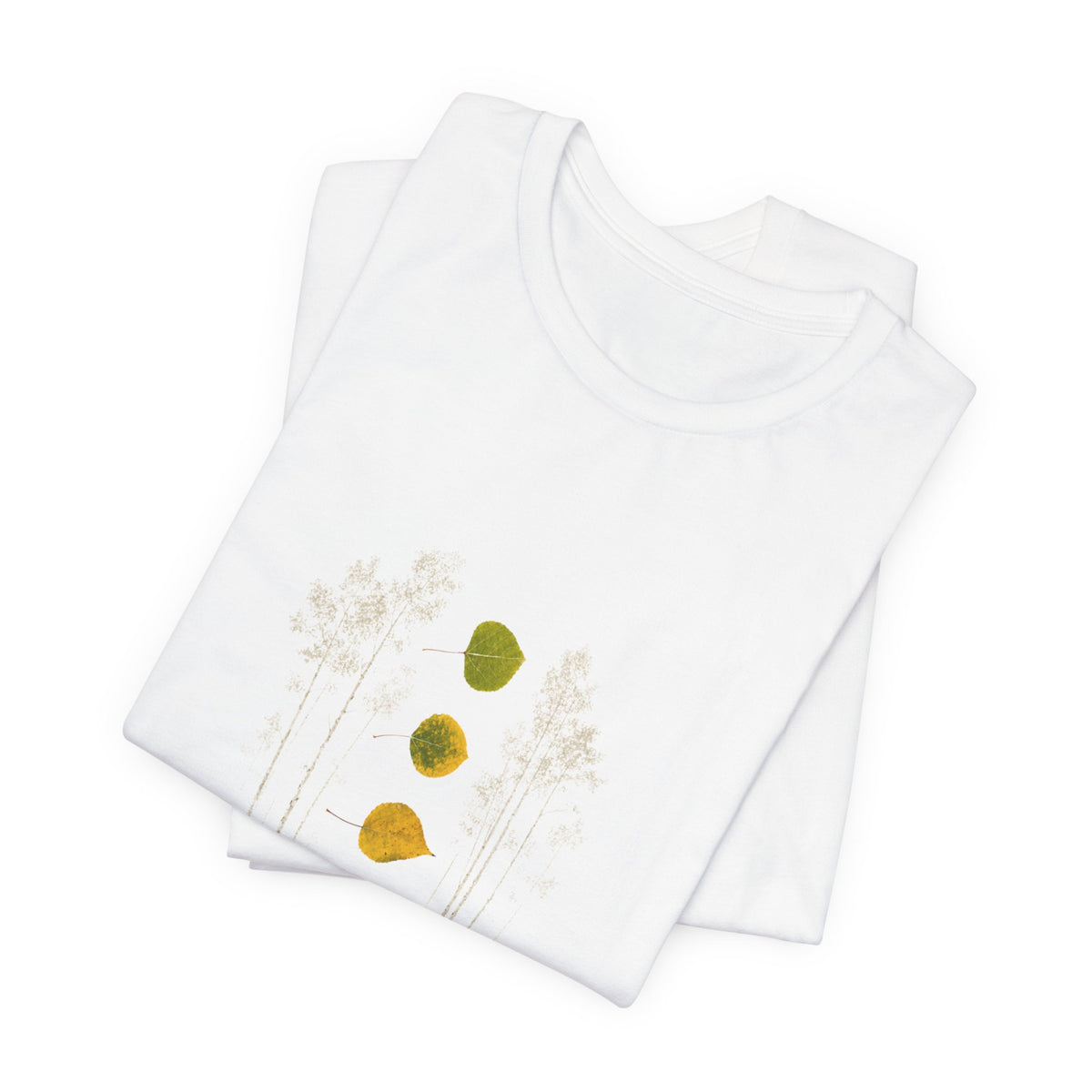 Go Where It's Quiet | Aspen Leaves Tee Sierra Nevada, Ca